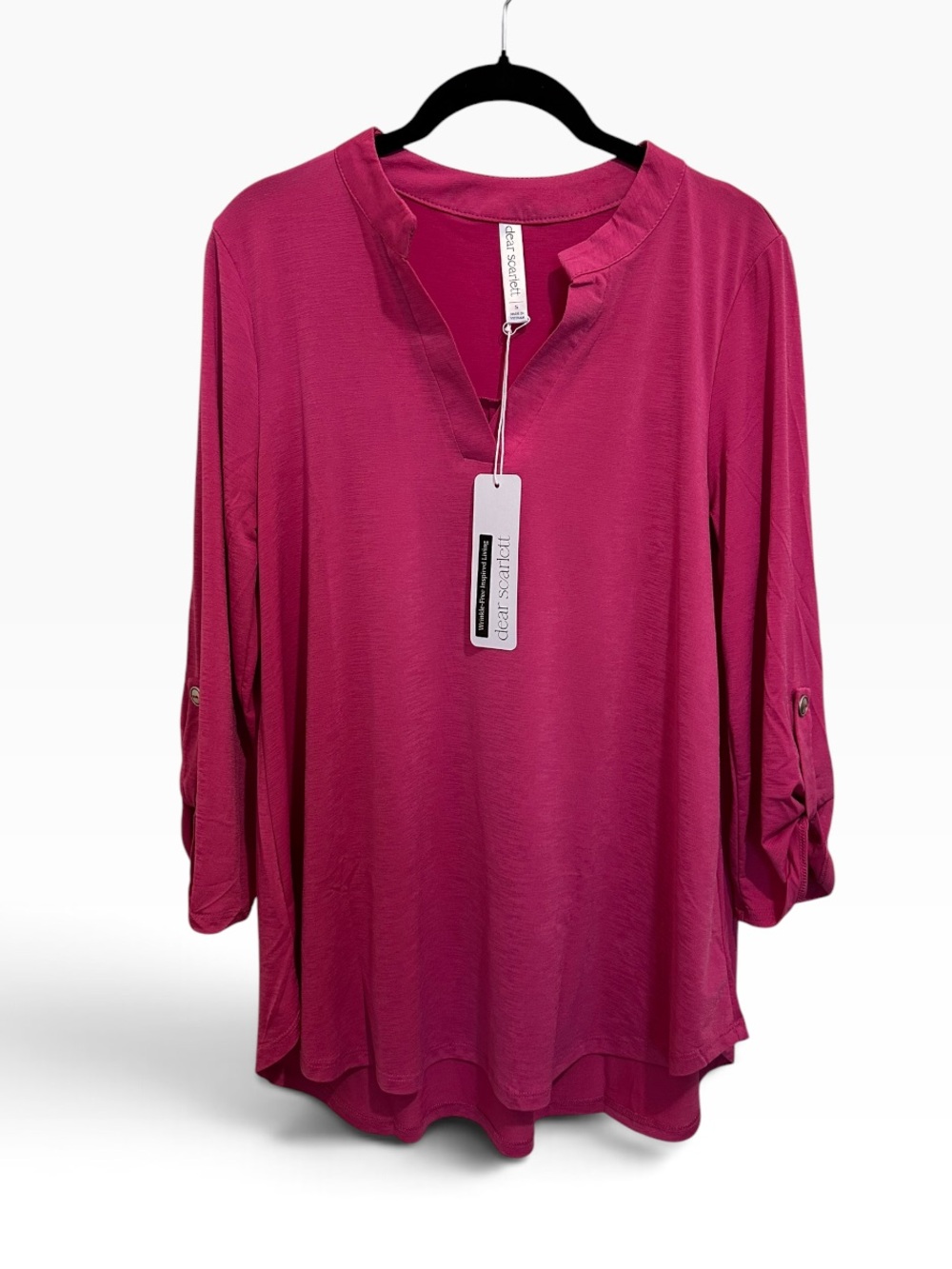 Dear Scarlett Women's Lizzy Top in Magenta